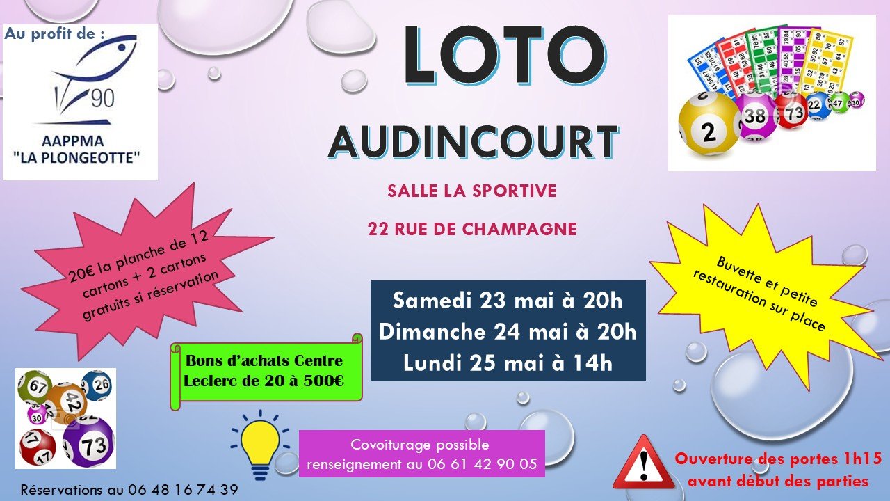 loto La Plongeotte 2026